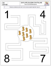 okul öncesi çizgi çalışma sayfaları